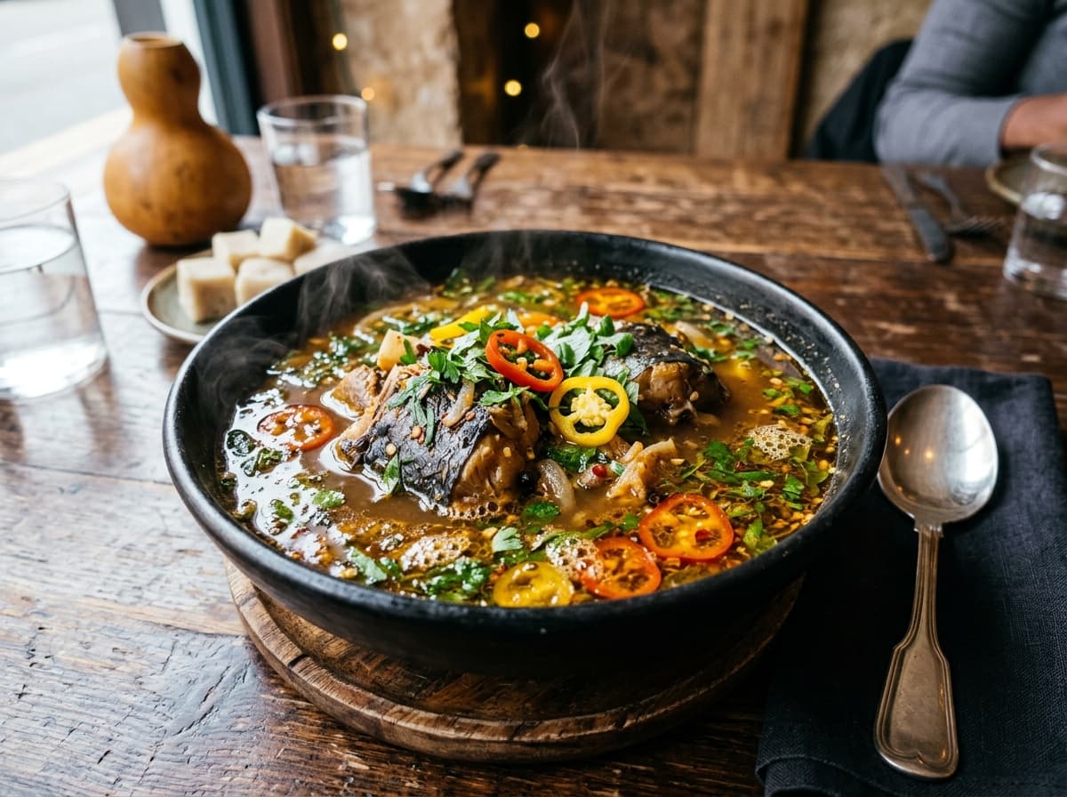 Fresh Catfish Pepper Soup
